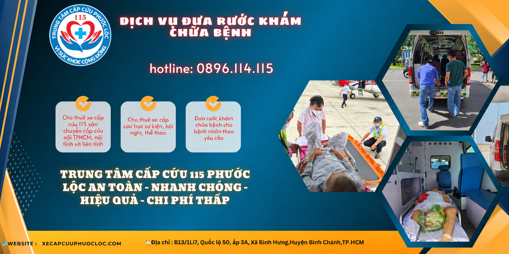 Tổng quan dịch vụ gọi xe cấp cứu Đồng Nai 24/7