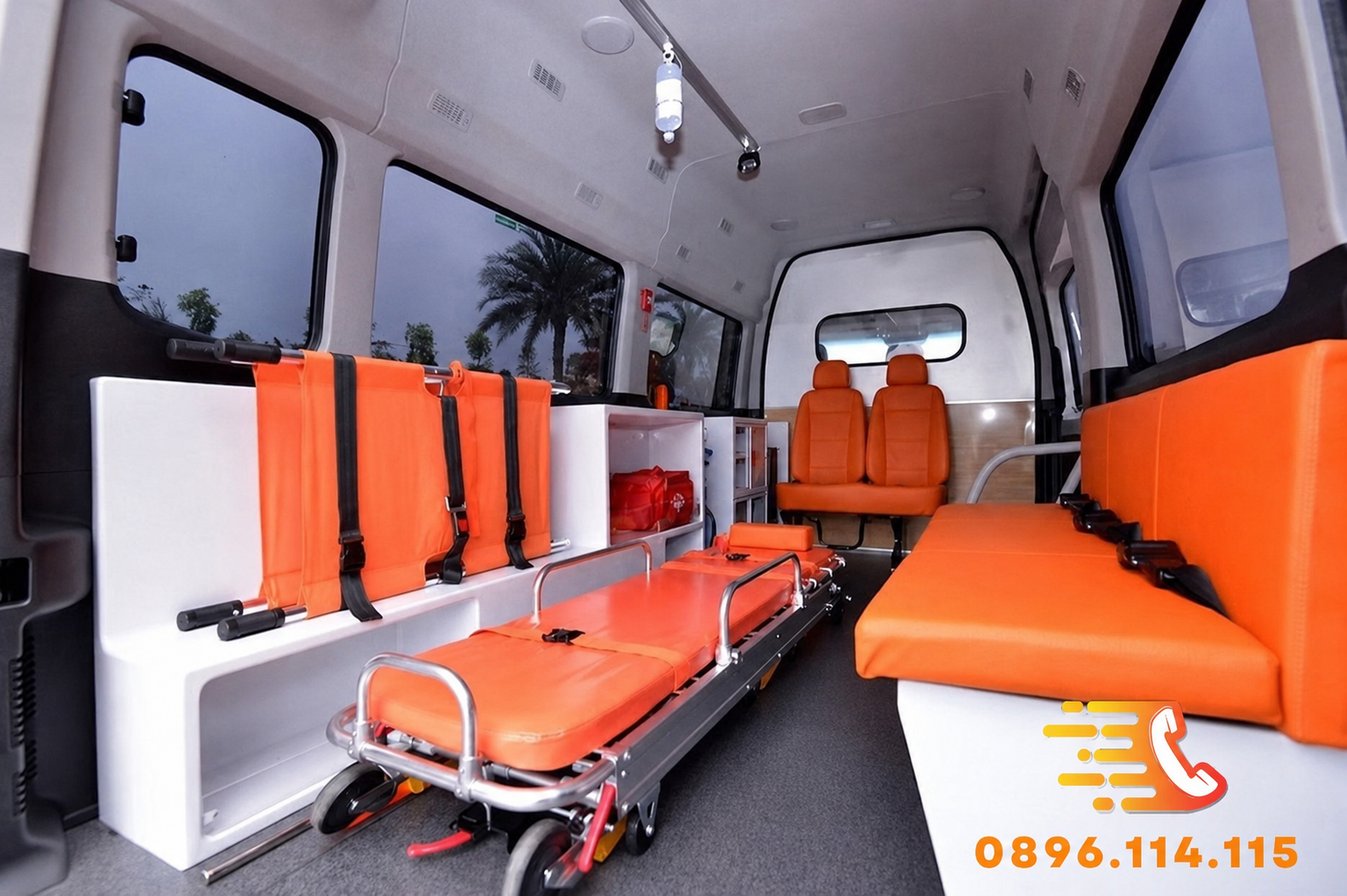 Trang thiết bị y tế trên xe