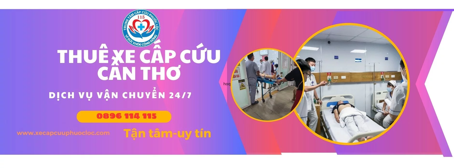 tổng đài xe cứu thương Cần Thơ 0896 114 115