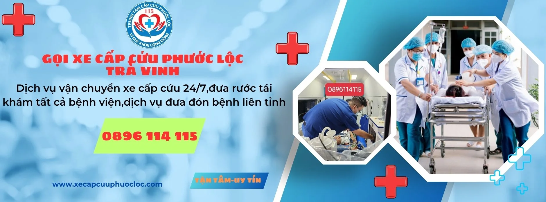 gọi xe cấp cứu Trà Vinh 0896 114 115