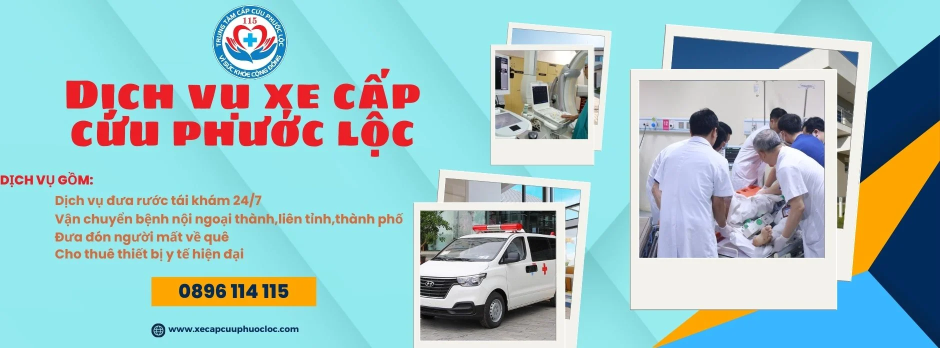 thuê xe cấp cứu Phước Lộc 0896 114 115