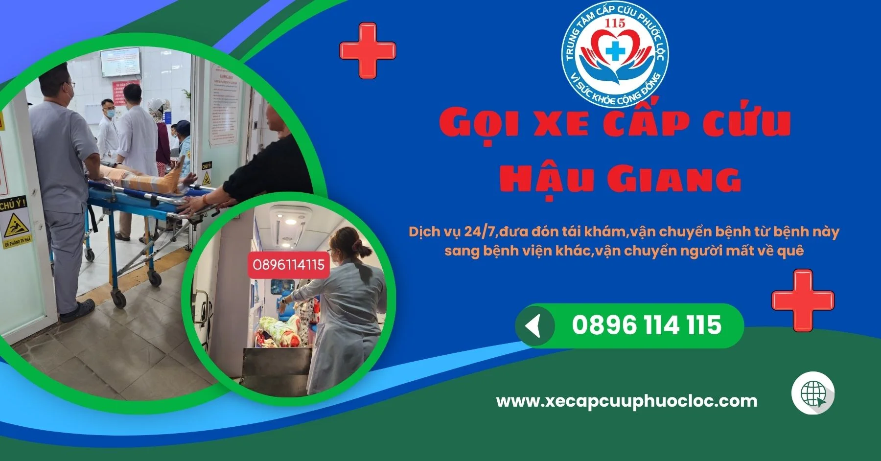 Gọi xe cấp cứu Hậu Giang 0896 114 115