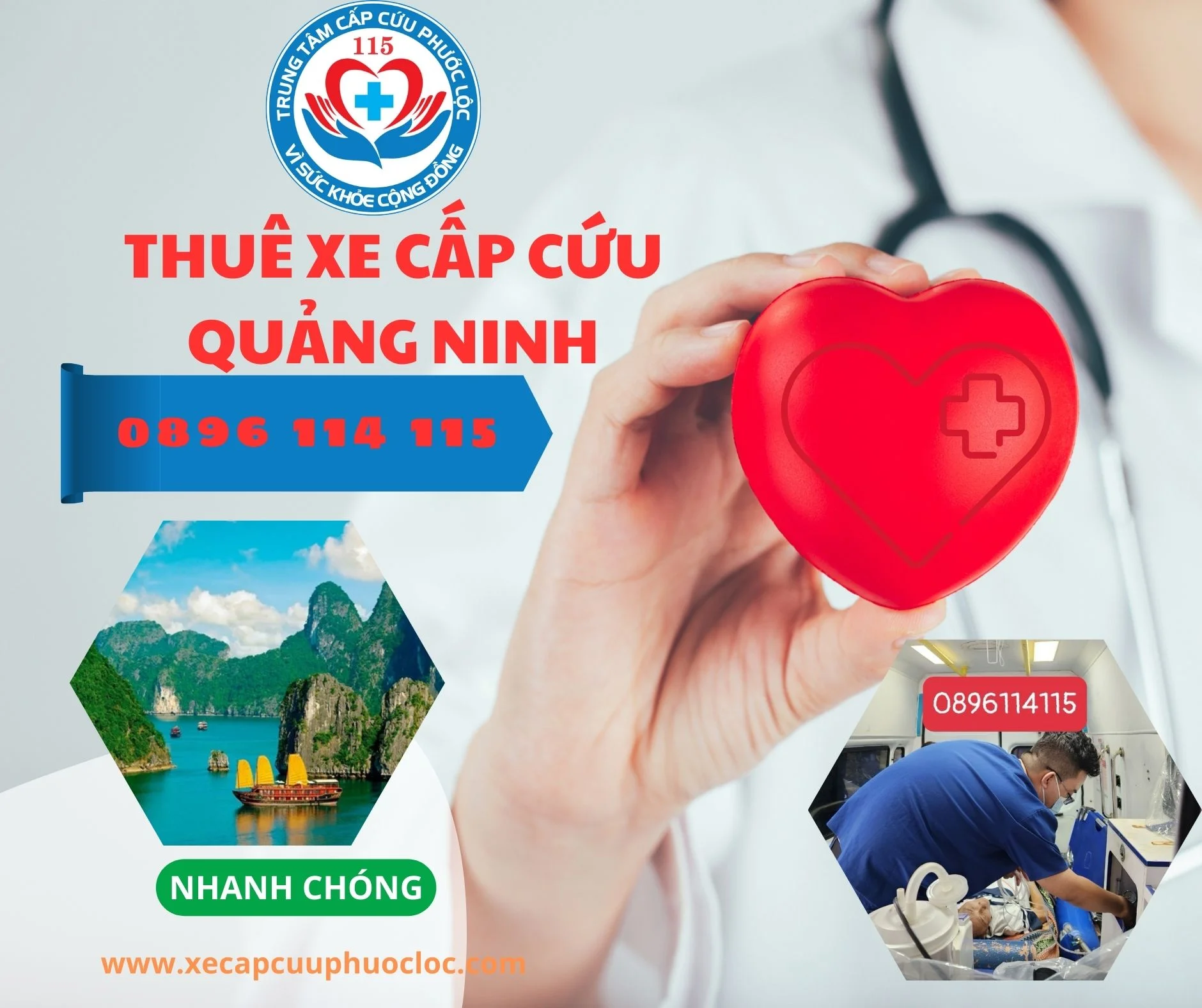 tổng đài xe cấp cứu Quảng Ninh 0896 114 115
